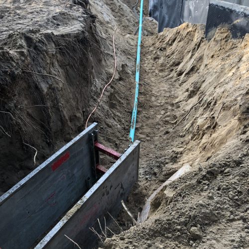 Main drain line from house